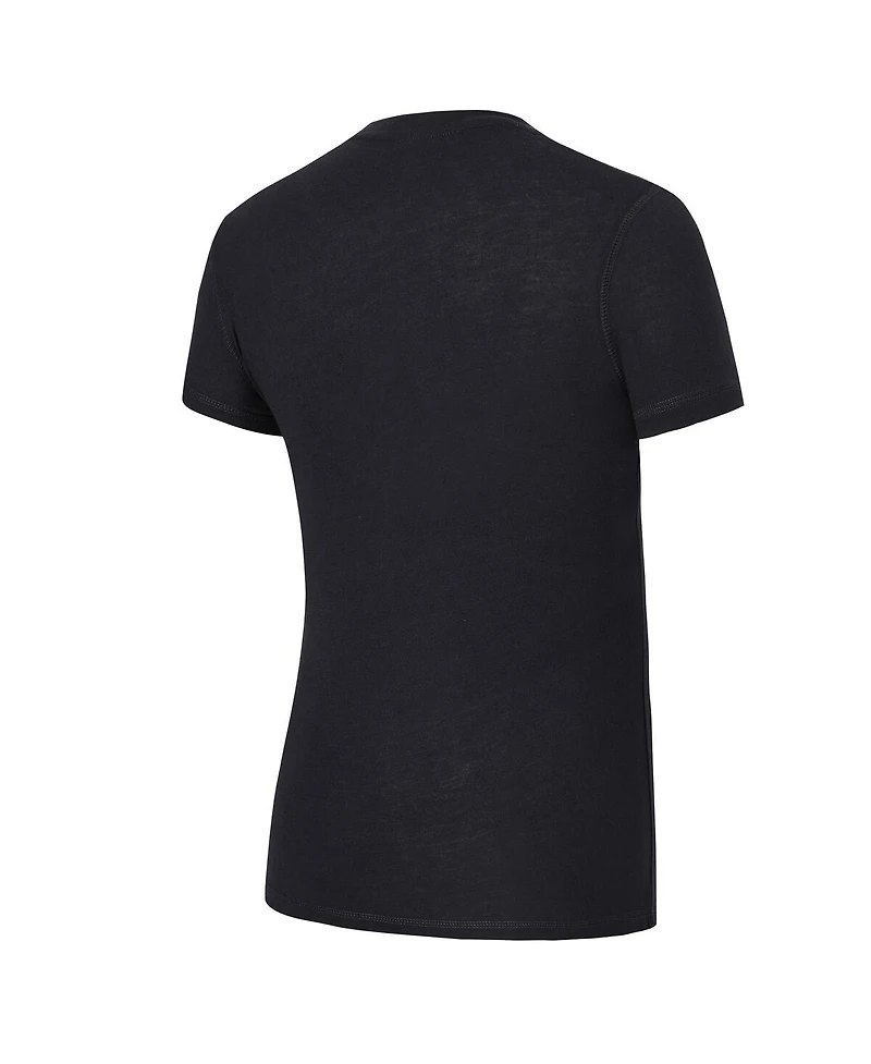 Concepts Sport Women's 2-Piece Black/Teal Jacksonville Jaguars Avondale T-Shirt and Pants Flannel Pj Set