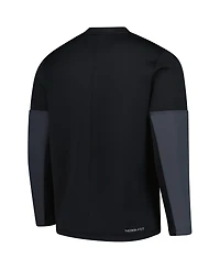 Nike Men's Black U.s. Paralympics Coaches Long Sleeve Therma-fit Sweatshirt