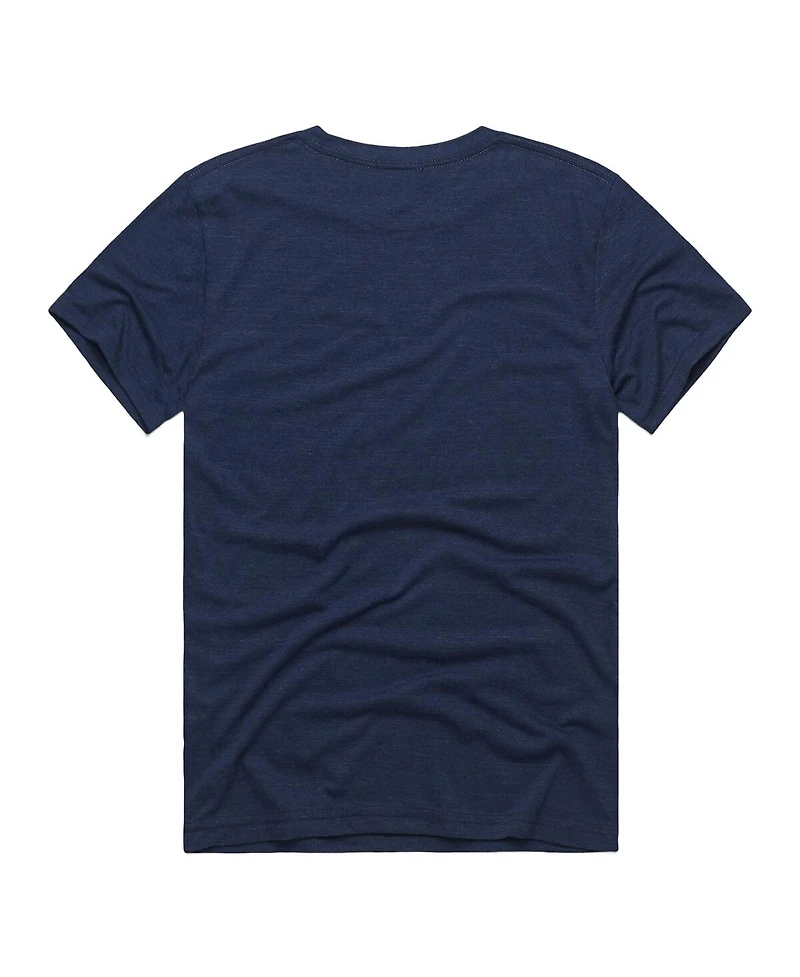 Homage Men's and Women's Navy Dallas Cowboys Nfl Asl Collection by Love Sign Tri-Blend T-Shirt