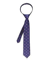 Tommy Hilfiger Boys Santa Hat Pattern Zipper Tie
