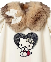 Kate Mack Girls Hello Kitty Round Neck Dress