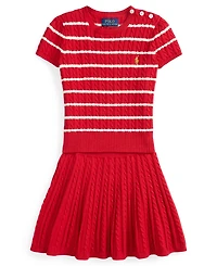 Polo Ralph Lauren Girls 2T-6X Lunar New Year Sweater and Skirt, 2-Piece Set