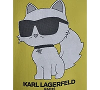 Karl Lagerfeld Paris Petite Crewneck Long-Sleeve Knit Sweater