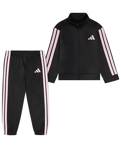 adidas Baby Girls Event Track Jacket and Bottoms, 2-Piece Set