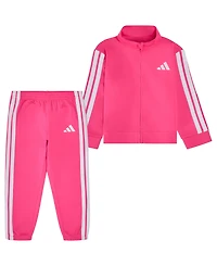 adidas Baby Girls Event Track Jacket and Bottoms, 2-Piece Set