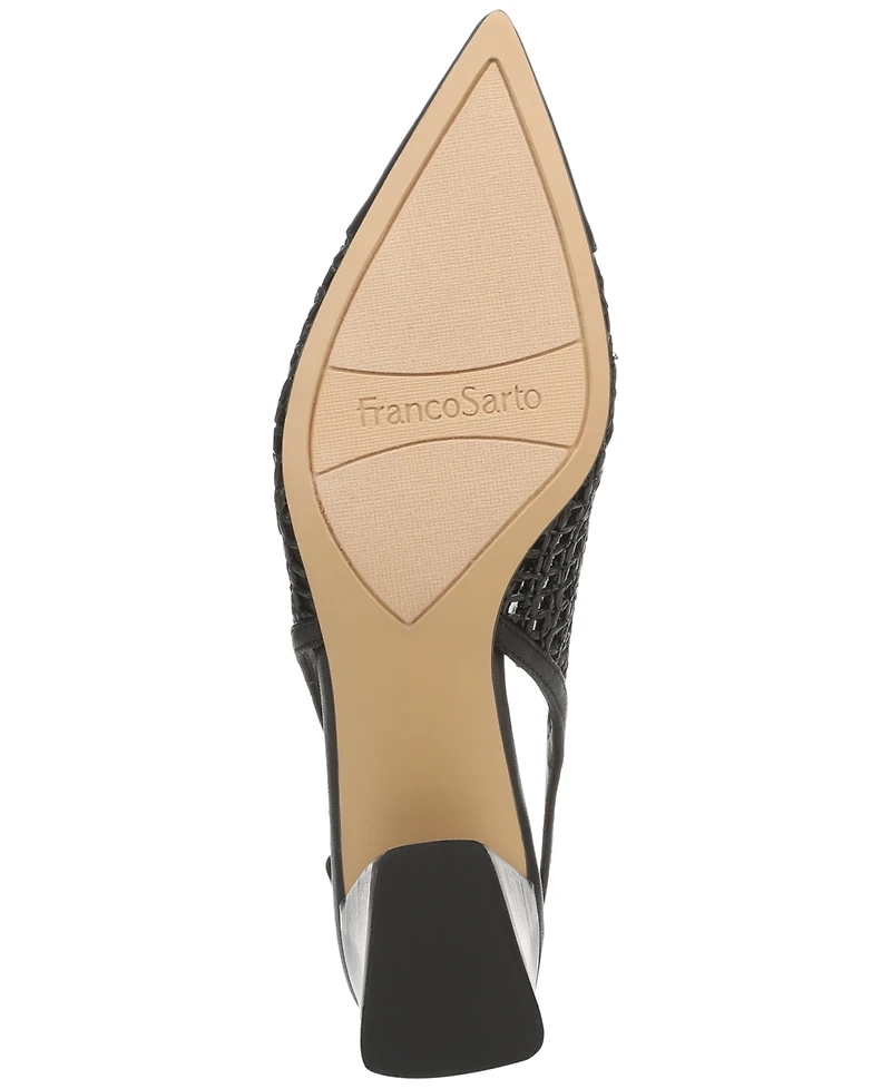 Franco Sarto Women's Racer Pointed Toe Slingback Shoes