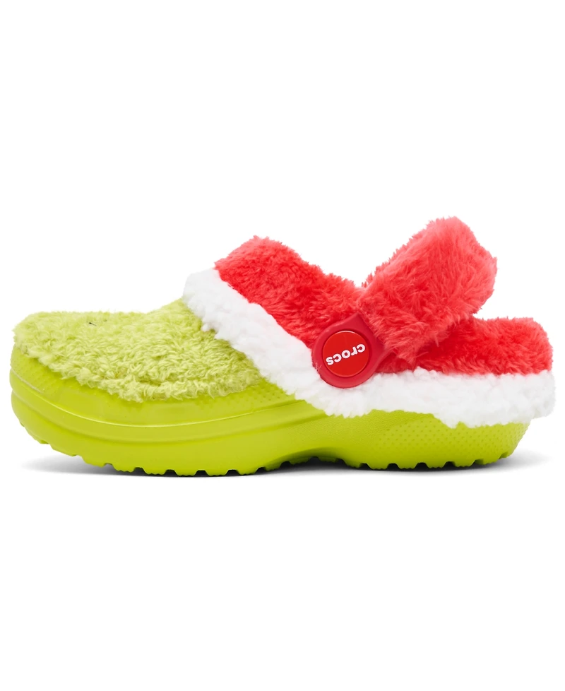 Crocs x The Grinch Toddler Kids Classic Lined Clogs from Finish Line