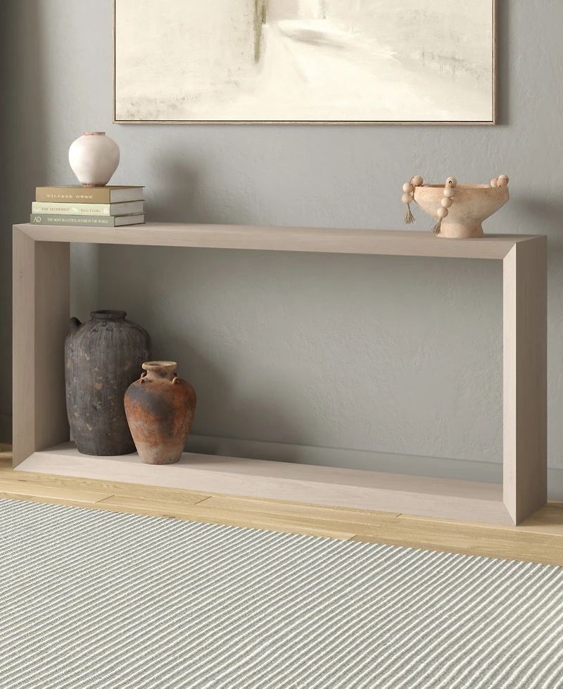 Hudson & Canal Osmond 64" Wood Wide Rectangular Console Table