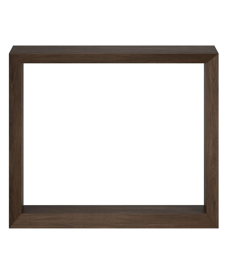 Hudson & Canal Osmond 36" Wood Wide Rectangular Console Table