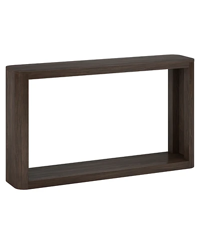 Hudson & Canal Kellan 52" Wood Wide Rectangular Console Table