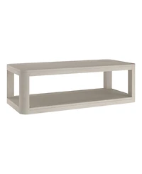 Hudson & Canal Stellan 47" Wood Wide Rectangular Coffee Table