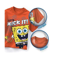Spongebob Boys 2 Piece Crewneck T-Shirt Bundle Set