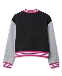 Lands' End Girls Varsity Bomber Jacket