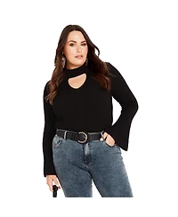 Avenue Women's Zoe Ribbed Knit Sweater