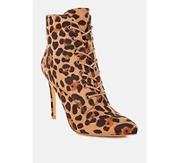 London Rag Nesta Stiletto Heel Lace Up Boots