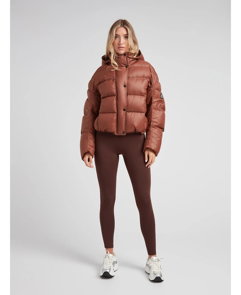 JACK1T Women's Cloud Boss Hooded Puffer Jacket