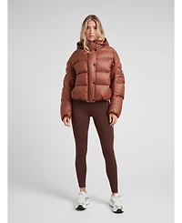 JACK1T Women's Cloud Boss Hooded Puffer Jacket