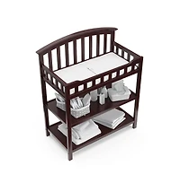 Graco Changing Table with Water-Resistant Changing Pad (Espresso