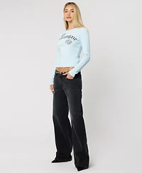 Abrand Women's Low-Rise Jeans