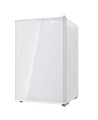 SnowLion Premium 65L Solid Door 2.3 Cu.ft. Freestanding Under-Counter Mini Fridge in White