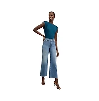 M.m.LaFleur Women's Dotty Cinch-Sleeve Top - Light Jersey
