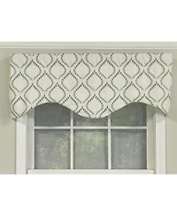 Go Getter Cornice 3" Rod Pocket Valance 50" x 17" Moonstone by Rlf Home