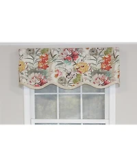 Kira Ruffle Provance 3" Rod Pocket Valance 50" x 16" Multicolor by Rlf Home