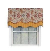 Rlf Home Centennial Glory Window Treatment Premium Quality Valance 3" Rod Pocket 50" x 16" Marigold