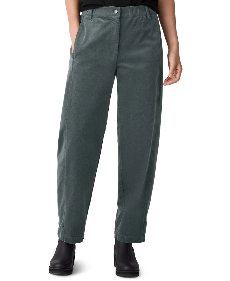 Eileen Fisher Women's Mid-Rise Ankle Lantern Pants