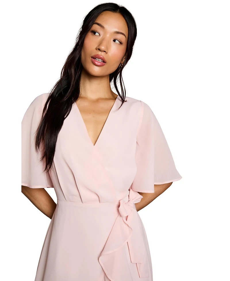 Coast Women's Angel Sleeve Bridesmaid Maxi Dress