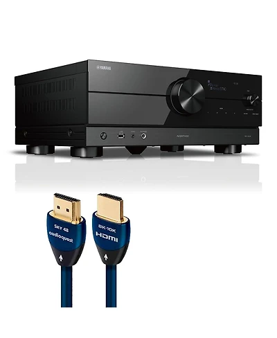 Yamaha Rx-A2A Aventage 7.2 Channel Av Receiver with AudioQuest Sky 3m Hdmi Cable
