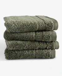 Oake Organic Cotton 4-Pk. Washcloth, Exclusively at Macy's