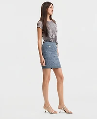 Guess Women's Aomori Pocket Detail Mini Skirt
