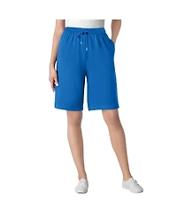 Woman Within Plus Sport Knit Short