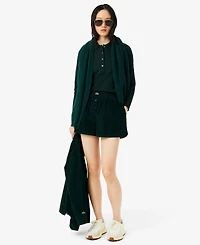 Lacoste Usa Women's Slim-Fit Long Sleeve Top