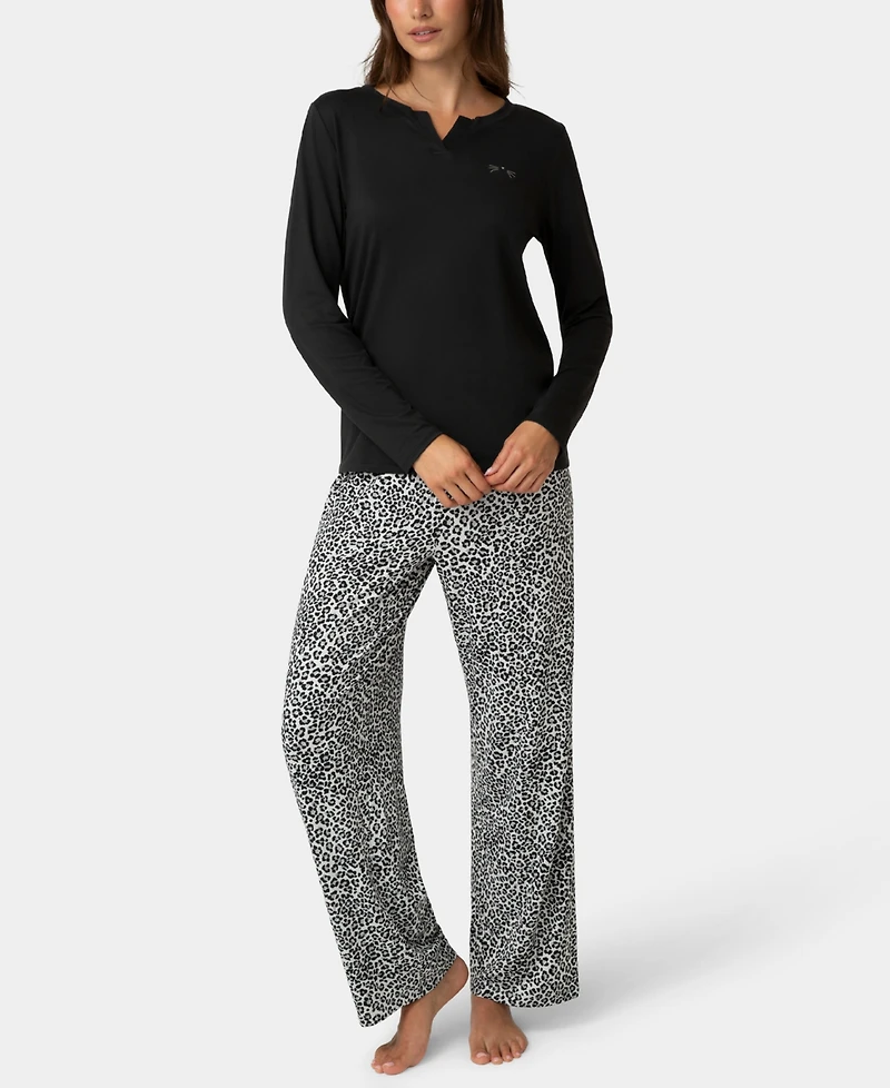 Hue Women's Timeless Jersey Folded Set