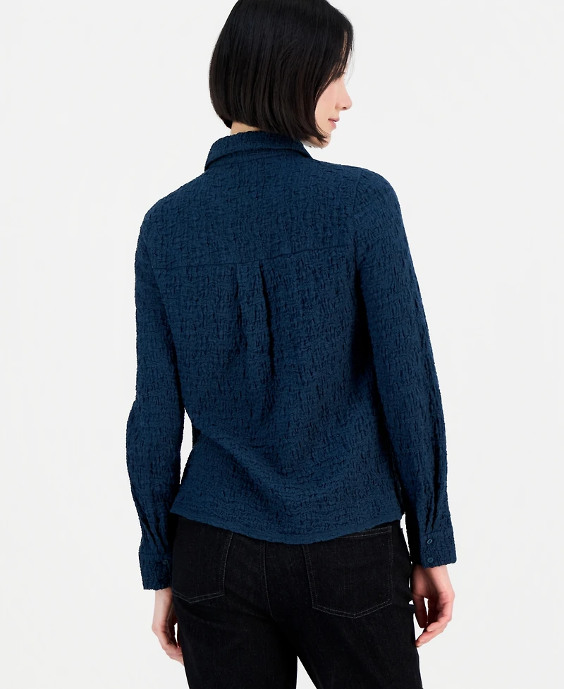 Eileen Fisher Women's Classic Collar Shirt