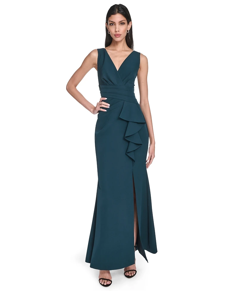 Eliza J Women's Pleated Ruffle Dress