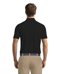 Pga Tour Men's Solid Cooling Texture Polo Shirt