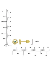 Macy's Pave Evil Eye Stud Earrings