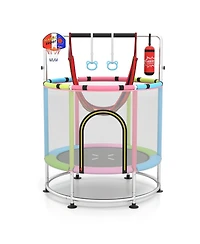 Mecale- 55" Kids Trampoline Gift for 3-6 Years Old Boys and Girls