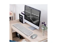 risokeys 2.4G Wireless Keyboard and Mouse Combo - Dual-mode keyboard & Bluetooth mouse for Laptop, Desktop