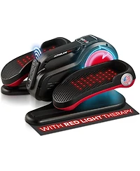 LifePro Under Desk Elliptical with Red Light – Quiet Seated Pedal Exerciser, Foot Pedal Exercise Machine for Home, Office & Rehab