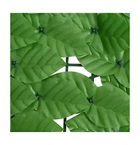 Balcony Screen with Green Leaves 236.2"x59.1"