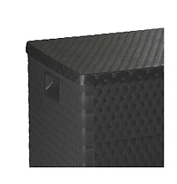 vidaXL Patio Storage Box Anthracite 47.2"x22"x24.8" Pp Rattan