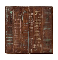 vidaXL Bistro Table 23.6"x23.6"x29.9" Solid Reclaimed Wood