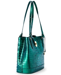 Brahmin Fiora Melbourne Embossed Leather Shoulder Bag