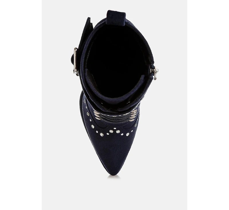 Punk Nomad Harness Detail Lace Up Boots