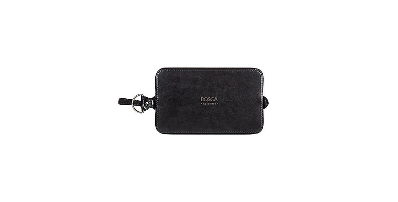 Bosca Men's Old Leather Collection - 10" Zipper Utility Kit