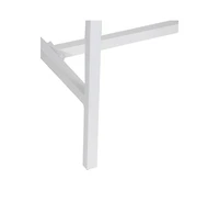 Porter Designs Yuki Solid Wood Counter Table, White